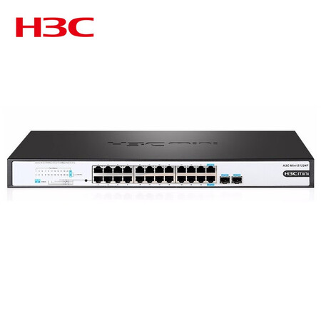 综合爆料H3C 新华三2448口千兆网络交换机 网线分流云管理机架式企业级 S1224F（24评价真实好吗？入手的感受啦！
