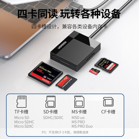 已经入手感受绿联 USB-C3.0读卡器多合一带Type-C OTG支持SD TF CF MS型相机手机内存卡好不好呀？是不是真的啊！