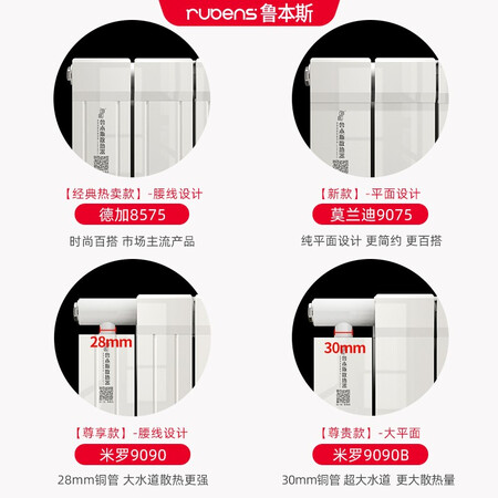 说说使用感受鲁本斯暖气片家用水暖铜铝复合散热器片壁挂式集中体供暖卫生间定制单根 上质量是不是很好？不用的有没有！