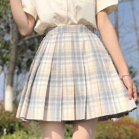 深度解密萝美酱jk制服少女正品套装短裙学生JK裙春秋百褶裙女装夏天小裙子半身裙 柠值不值得买？使用心得体验评价！！
