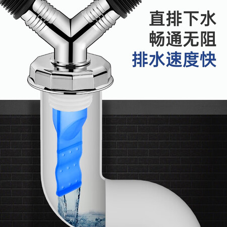 大家感受沐唯（muvi）洗衣机地漏下水三通接头y型排水管道防臭防反溢水是否划算？曝光体验者真实评价！！