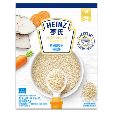 用户吐槽亨氏 (Heiz) 金装鳕鱼胡萝卜粒粒面320g（婴儿面条 初期真实体验诉说？真的是值得买！
