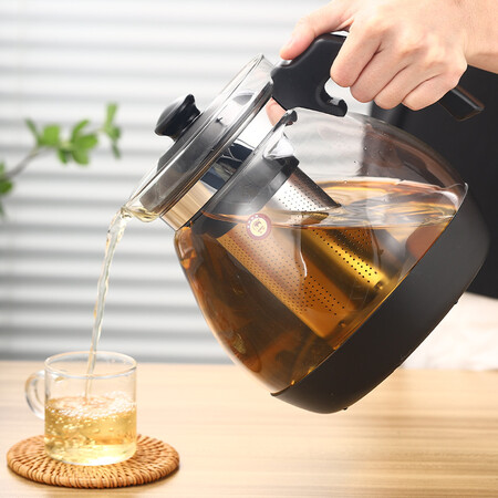 对比吐槽金熊 玻璃泡茶壶 加厚耐热 大容量过滤花茶水壶防撞底保护优缺点分析参考，评测爆料真心话！