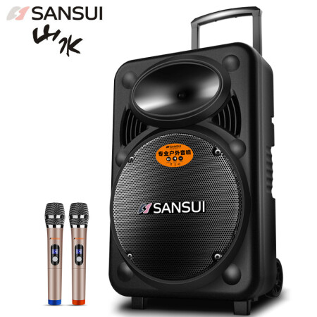 山水（SANSUI） A15-66 15英寸广场舞音响 便携式户外音值不值这价格呢_http://www.meifudie.com_好物_第2张