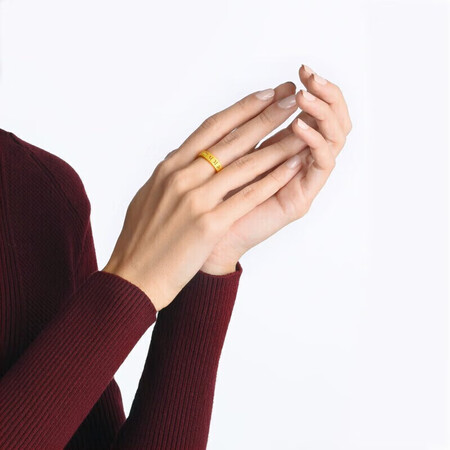 感受体验评测周生生 足金六字大明咒开口戒黄金戒指男女 情侣求婚结婚对揭秘质量好不好？真相揭秘实际情况！