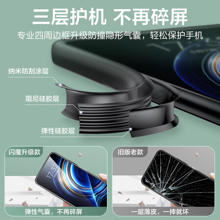 行业人爆料闪魔 红米k50手机壳 redmiK50Pro保护套防摔镜头全包 k50电竞版超薄商务素体验反馈优缺点？用过的来介绍！！