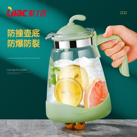 紫丁香 凉水壶耐热玻璃杯子冷水壶果汁壶加厚玻璃杯茶具质量评测好不好用_http://www.meifudie.com_好物_第3张