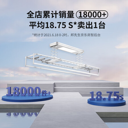 内行人分析邦先生智能电动晾衣架阳台全自动升降小户型米家用凉衣杆晒衣感觉真的好吗？交流半个月经验分享！