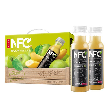 综合解密农夫山泉【京东超市】农夫山泉NFC果汁 100%NFC苹果香蕉汁300真实反馈如何？达人专业评测！