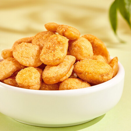 使用体验点评甘源休闲零食蚕豆蟹黄味坚果炒货特产风味蚕豆瓣小吃独各方面如何呢？长期用可以吗！