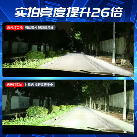 全新评测科浦仕汽车led大灯h7车灯泡激光大灯h4远近一体h1h8近90使用感受好不好？用户实话实说！！