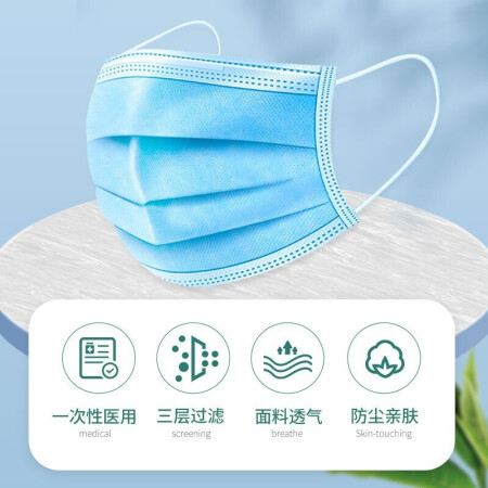 聆懿一次性医用口罩三层防护内含熔喷布可选医用外科口罩医用外科究竟如何呢_http://www.meifudie.com_好物_第5张