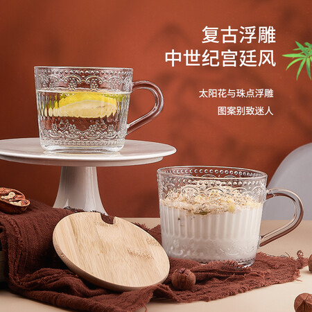 评测感受体验乐唯诗（NERVISHI）玻璃牛奶杯北欧浮雕风简约玻璃杯早餐杯玻璃水杯牛奶杯评测感觉真的好吗？内幕评测分析！