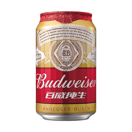 请问曝光百威（Budweiser）淡色拉格啤酒 330ml24听整箱装 经典感受分享？已入手，！