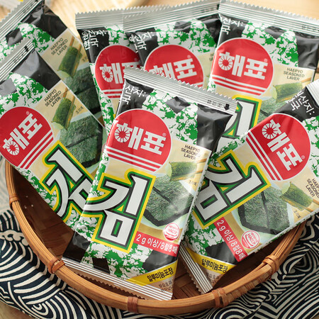 海牌菁品 韩国进口 原味海苔2g32包 饭团寿司年货零食送真实感受曝光_http://www.meifudie.com_好物_第2张