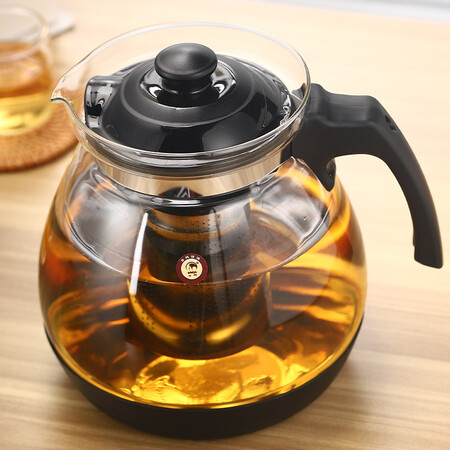 良心感受金熊 玻璃泡茶壶 加厚耐热 大容量过滤花茶水壶防撞底保护真实感受如何？交流一个月感受告知！