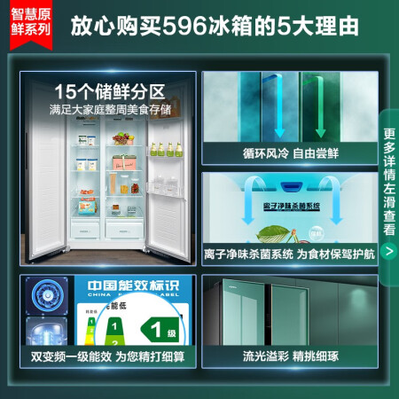 康佳BCD-596WEBJ5SP怎么样？有谁用过？