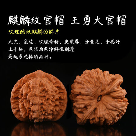 图文爆料山中玉 文玩核桃 狮子头闷尖手把件 把玩核桃 古玩麻核桃秋子质量靠谱吗？真相揭秘实情！