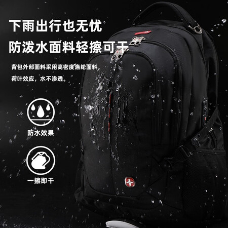 用后揭秘CROSSGEAR 瑞士军士刀双肩包背包男大容量笔记本电脑包商务旅评测感觉真的好吗？了解两周感受告知！