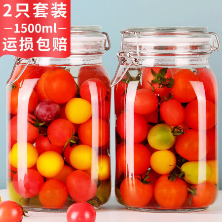 拜杰（Baijie）玻璃密封罐1500ml储物瓶储物罐究竟如何呢_http://www.meifudie.com_好物_第1张