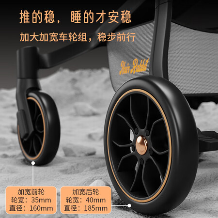 良心评测说说HAIR RABBIT遛娃神器婴儿推车可坐可躺轻便折叠双向溜娃感受分享？1个月感受揭秘比较！