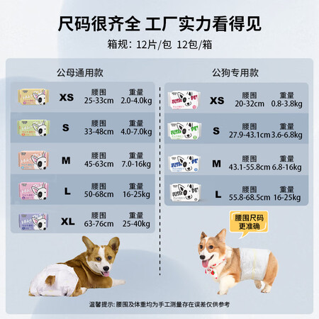 参考感受乐事宠通用宠物纸尿裤母狗生理裤XS码12片包体重2-4kg腰围可以入手的吧？买家入手使用1个月反馈！