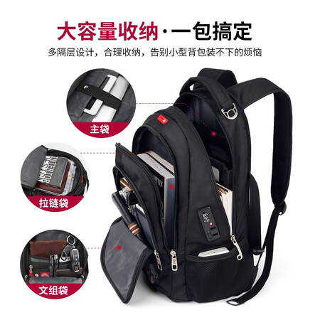 内幕揭秘CROSSGEAR 瑞士军士刀双肩包背包男大容量笔记本电脑包商务旅还不错吗？使用一年客观点评！
