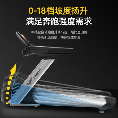 美国LAWIN蓝鹰W8家用静音大屏跑步机测评好不好_http://www.meifudie.com_好物_第3张