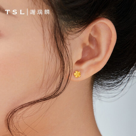 大家评测谢瑞麟（TSL） 黄金耳钉女朱槿花简约气质足金耳环耳饰送礼YM评价怎样？入手必须知道的点！