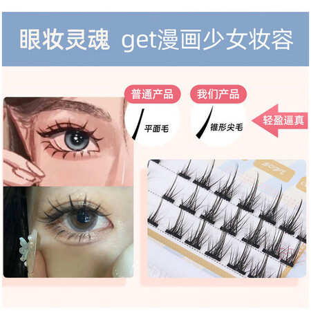 网友吐槽遇上佳人（京东自营）分段小恶魔假睫毛+胶水+镊子真实感受质量？看看半个月真相分享！
