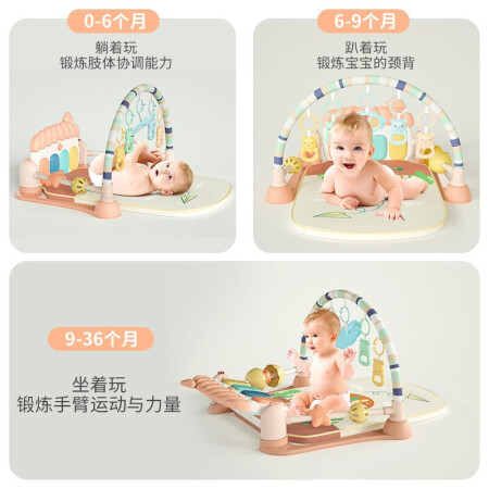 反馈爆料婴儿玩具0-1岁儿童玩具新生儿礼盒宝宝婴幼儿健身架0-3-质量真的好吗？评测一个月感受分享！