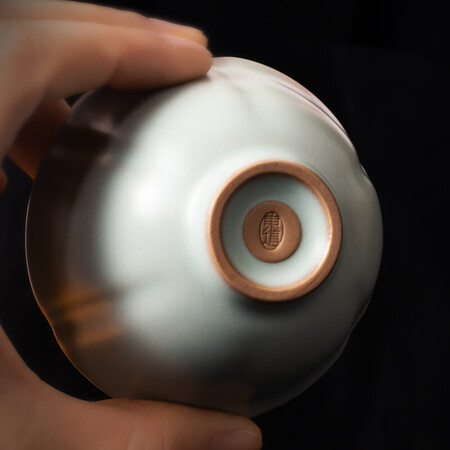了解分析东道汝窑功夫茶具茶杯汝瓷开片可养 东道汝窑中葵饮杯2使用评测真的好吗？用过的大神分享测评！