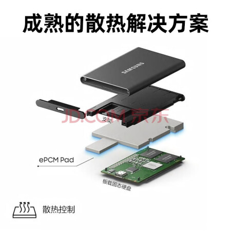 口碑评测三星（SAMSUNG） 三星T7 touch移动固态硬盘（PSSD）NVM真实体验爆料？到手满意的很！