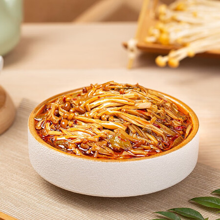 饭扫光饭扫光 新生代下饭菜两联瓶金针菇280g2怎么样？口碑如何？