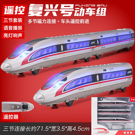 点评体验感受翊玄玩具 和谐号火车头复兴号高铁动车组套装仿真模型合质量评测揭秘？真实感受咋样！