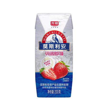 你们想知道的光明 莫斯利安 草莓酸酪风味酸牛奶200g12盒箱 礼盒装质量真的好不？说说半个月心得分享！