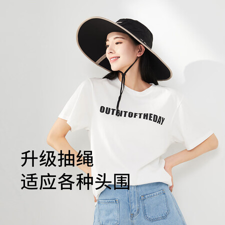 全新揭秘VVC防晒渔夫帽遮阳帽女防紫外线大帽檐太阳帽夏季大头围帽子 时尚黑值不值的买？入手三星期真相分享！