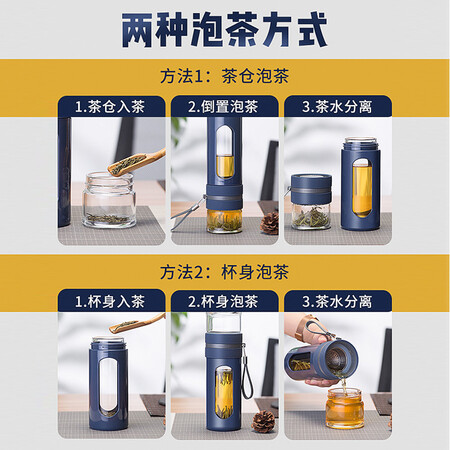 深度评测富光泡茶师系列双层透明茶水分离杯办公玻璃茶杯灰色34用起来靠谱吗？网上假货多吗，！