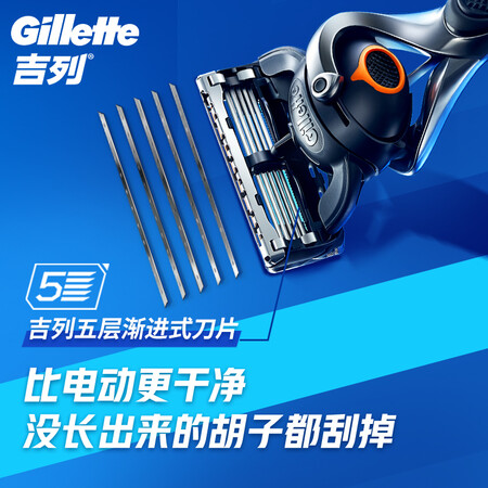 使用后评价吉列剃须刀手动刮胡刀5层刀片胡须刀锋隐致顺1刀架1刀头销量如何？说说两星期感受告知！