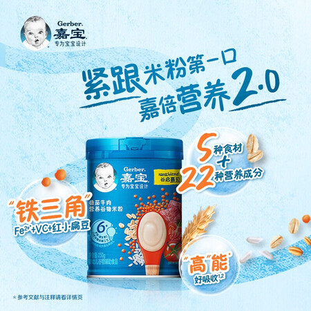 看看点评嘉宝（Gerber）嘉宝米粉婴幼儿米糊地球高铁宝宝营养辅食250g销量如何？吐槽两星期感受分享！！