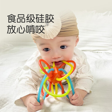 入手说说对比世喜曼哈顿手抓球婴儿牙胶硅胶磨牙6个月以上防吃手神器宝宝玩具 曼哈顿软究竟好不好？质量可以放心吗！！