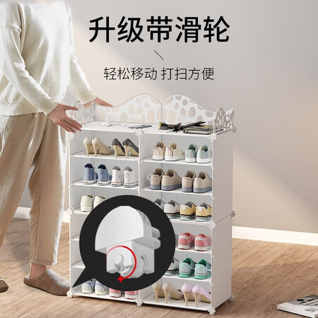 大家使用揭秘蔻丝（ColesHome） 鞋柜门口小鞋架子简易家用超薄玄关柜塑料组合优缺点揭露评测？真实感受咋样！