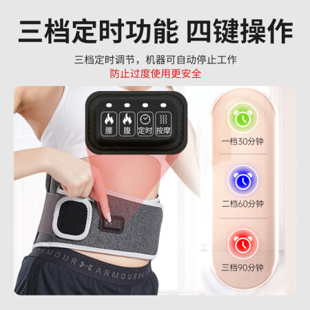 内行人揭秘【红光理疗护腰】德国德诺 电加热护腰带发热腰间盘 腰部测评好不好？说说两星期感受告知！