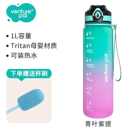 真实解密VENTURE PAL【陈若仪同款】VP渐变水壶1L运动水杯Trita直饮水杯大容量水壶划算不划算？真实质量反馈！