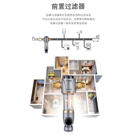 苏泊尔JQ-A6前置过滤器 反冲洗 前置净水器怎么样？上档次吗？