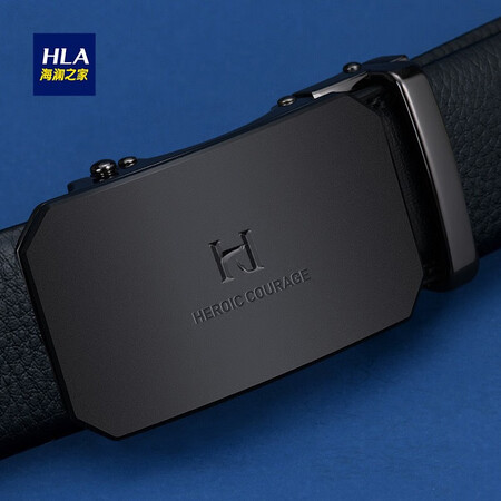 良心剖析海澜之家（HLA）男士皮带男自动扣真牛皮腰带裤带送男友送爸爸生日情人节礼到底如何？良心推荐告知内情评测！