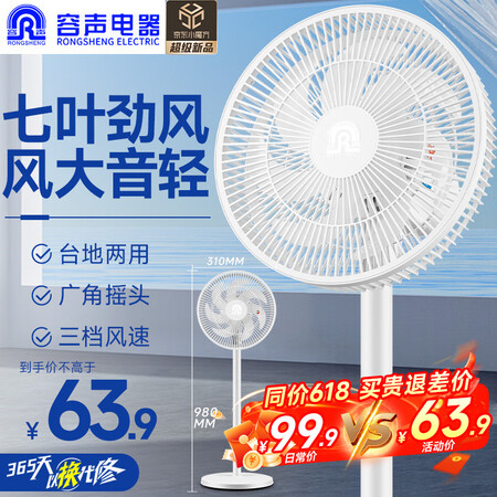 入手吐槽：容声电风扇和西联电风扇哪个好些？区别有吗？优缺点曝光真相