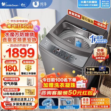 小天鹅tb100vt818wdcly和tb100ftec哪款好用些_http://www.meifudie.com_好物_第1张