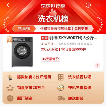 创维XQG80-B15MC是不是真的好用-创维XQG80-B15MC真实使用经验_http://www.meifudie.com_好物_第2张