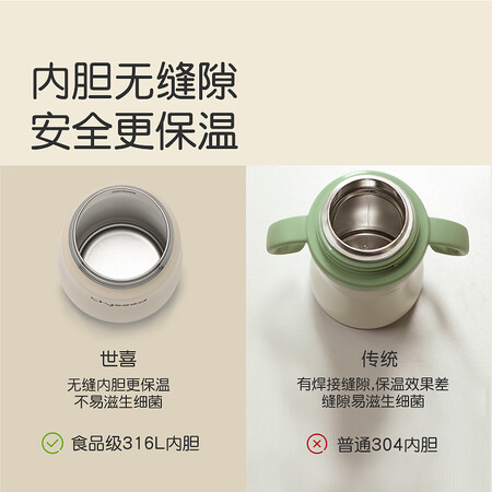 图文配置体验世喜(thyseed儿童保温杯婴儿吸管杯316L不锈钢学饮杯大容量重力球水杯 保温价格是多少？看一看？！